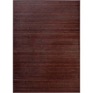 Tmavě hnědý bambusový koberec 180x250 cm – Casa Selección obraz