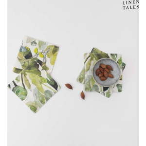 Zelené látkové podtácky v sadě 4 ks Lotus – Linen Tales obraz