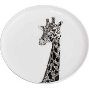 Bílý porcelánový talíř Maxwell & Williams Marini Ferlazzo Giraffe, ø 20 cm obraz