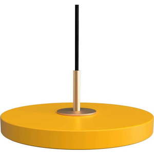 Žluté LED závěsné svítidlo s kovovým stínidlem ø 15 cm Asteria Micro – UMAGE obraz