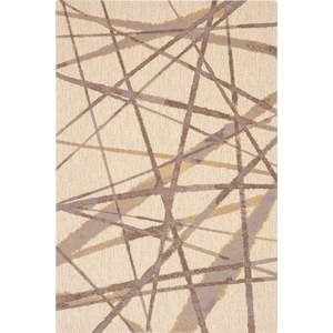 Béžový vlněný koberec 200x300 cm Sticks – Agnella obraz