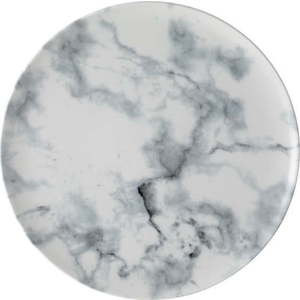 Bílo-černý porcelánový dezertní talíř Villeroy & Boch Marmory, ø 21 cm obraz