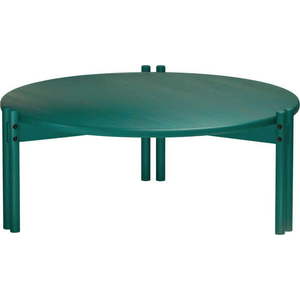 Zelený kulatý konferenční stolek z borovicového dřeva ø 80 cm Sticks – Karup Design obraz