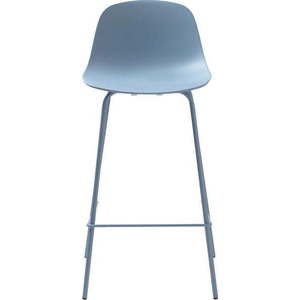 Světle modrá plastová barová židle 92, 5 cm Whitby – Unique Furniture obraz
