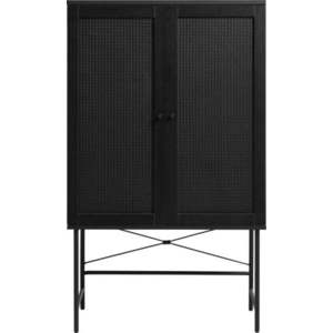 Černá skříňka v dekoru dubu 80x135 cm Pensacola – Unique Furniture obraz