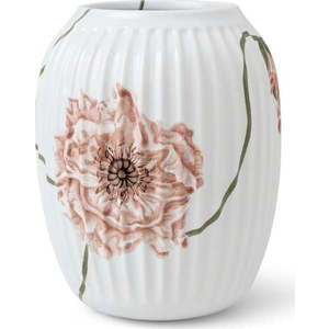Bílá porcelánová váza Kähler Design Poppy, výška 21 cm obraz