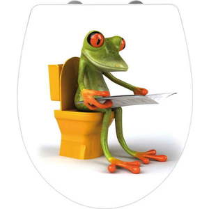 WC sedátko se snadným zavíráním Wenko Frog News, 45 x 38, 8 cm obraz