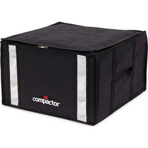 Černý úložný box na oblečení Compactor XXL Black Edition 3D Medium, 125 l obraz