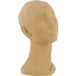 Pískově hnědá dekorativní soška PT LIVING Face Art, výška 28, 4 cm obraz