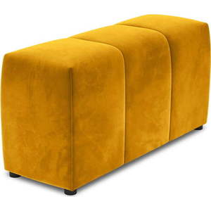 Žlutá sametová područka k modulární pohovce Rome Velvet - Cosmopolitan Design obraz