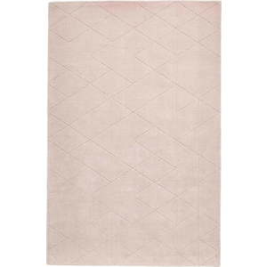 Růžový vlněný koberec Think Rugs Kasbah, 120 x 170 cm obraz