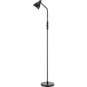 Matně černá stojací lampa s kovovým stínidlem (výška 143 cm) Story – Markslöjd obraz