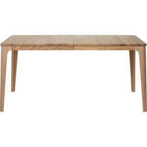 Rozkládací jídelní stůl ze dřeva bílého dubu Unique Furniture Amalfi, 160 x 90 cm obraz