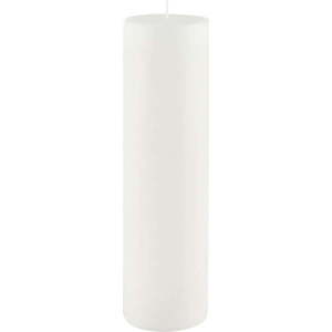 Bílá svíčka Ego Dekor Cylinder Pure, doba hoření 75 h obraz
