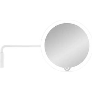 Bílé nástěnné kosmetické zrcadlo s LED podsvícením Blomus Modo obraz