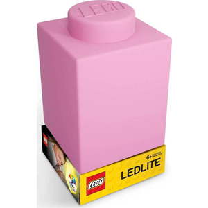 Růžové silikonové noční světýlko LEGO® Classic Brick obraz