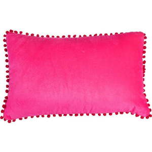 Tmavě růžový dekorační polštář 50x33 cm Pom Pom – Rex London obraz