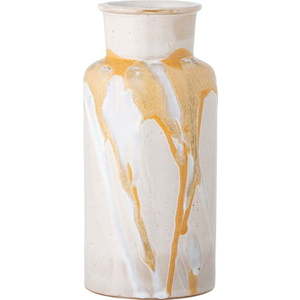 Krémová ručně vyrobená váza z kameniny Savana – Bloomingville obraz