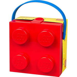 Červený úložný box s rukojetí LEGO® obraz