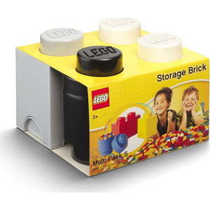 Set 3 ks plastových úložných krabic na LEGO®, 25 x 25, 2 x 18, 1 cm obraz