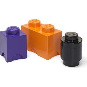 Plastové dětské úložné boxy v sadě 3 ks Box – LEGO® obraz