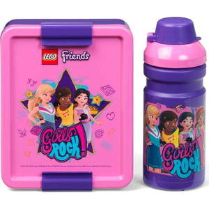 Set láhve na vodu a boxu na svačinu LEGO® Friends Girls Rock obraz