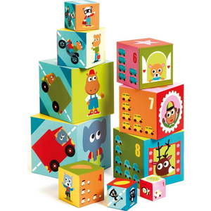 Krabičková věž Djeco Dopravní prostředky obraz