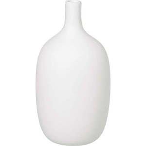 Bílá keramická váza Blomus, výška 21 cm obraz