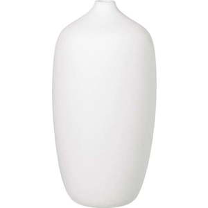 Bílá keramická váza Blomus, výška 25 cm obraz