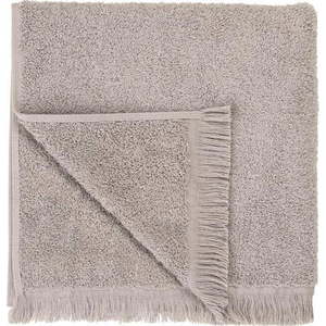 Šedo-hnědý bavlněný ručník 50x100 cm FRINO – Blomus obraz