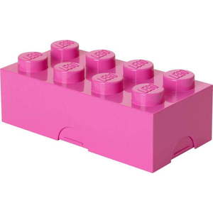 Růžový svačinový box LEGO® obraz
