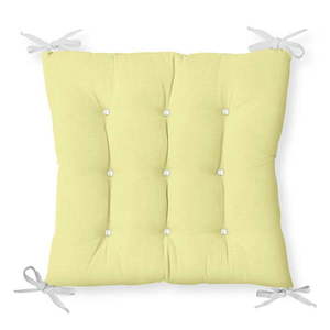 Podsedák s příměsí bavlny Minimalist Cushion Covers Lime, 40 x 40 cm obraz