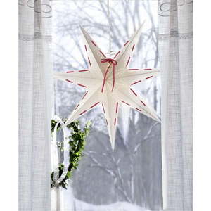 Bílá vánoční světelná dekorace Star Trading Vira, ø 60 cm obraz