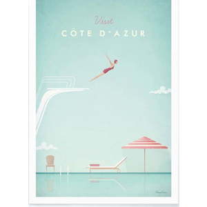 Plakát Travelposter Côte d'Azur, 50 x 70 cm obraz