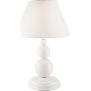 Bílá stolní lampa - LAMKUR obraz