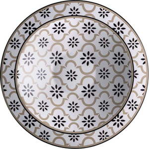 Kameninový hluboký servírovací talíř Brandani Alhambra, ø 30 cm obraz