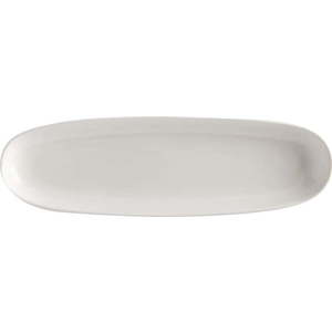 Bílý porcelánový servírovací talíř Maxwell & Williams Basic, 30 x 9 cm obraz