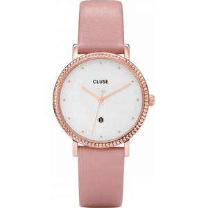 Dámské hodinky s růžovým koženým řemínkem Cluse Le Couronnement obraz