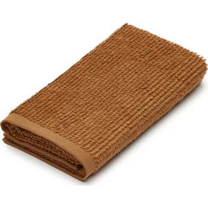 Hnědý bavlněný ručník 50x90 cm Yeni – Kave Home obraz