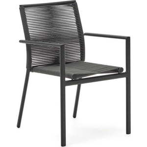 Tmavě šedá kovová zahradní židle Culip – Kave Home obraz