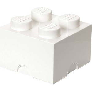Bílý úložný box čtverec LEGO® obraz