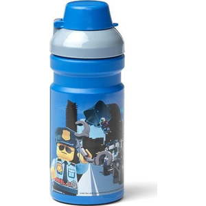 Dětská modrá láhev na vodu LEGO® City, 390 ml obraz