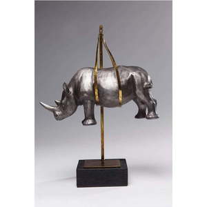 Dekorace Kare Design Hanging Rhino, výška 43 cm obraz