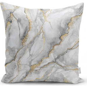 Povlak na polštář Minimalist Cushion Covers Marble With Hint Of Gold, 45 x 45 cm obraz