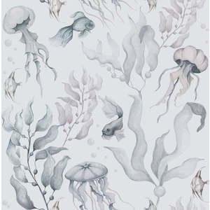 Dětská tapeta z netkané textilie 100 cm x 280 cm Magic of the Ocean – Dekornik obraz