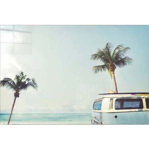 Skleněný obraz 70x50 cm Surf Van – Wallity obraz