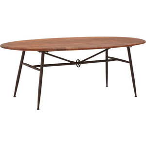 Jídelní stůl z ořechového dřeva 104x219 cm New Foundry – Premier Housewares obraz