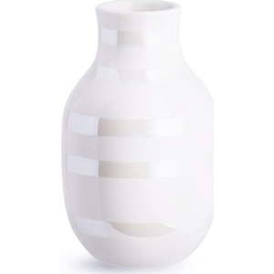 Bílá kameninová váza Kähler Design Omaggio, výška 12, 5 cm obraz