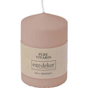 Pudrově růžová svíčka Eco candles by Ego dekor Top, doba hoření 25 h obraz