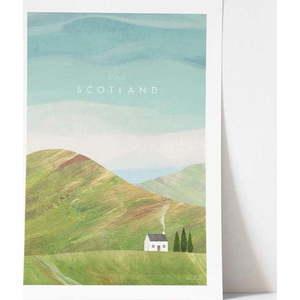 Plakát Travelposter Scotland, 30 x 40 cm obraz